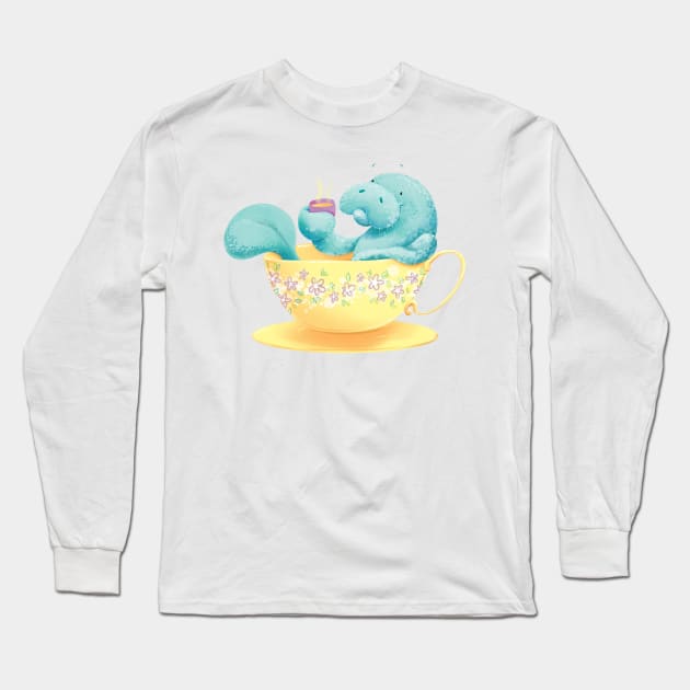 Mana-tea Long Sleeve T-Shirt by Rowena Aitken